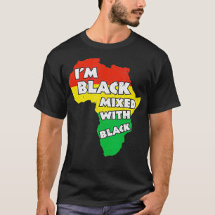 Ik ben Black History Mah Gift African American Pri T-shirt