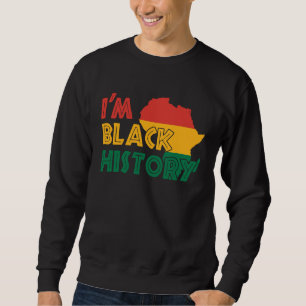 Ik ben Black History Mannen Vrouwen Kinder-Afrikaa Trui