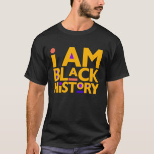 Ik ben Black History Melanin African American Mam T-shirt