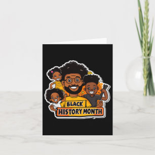 Ik ben Black History Month African Pride Black Fis Kaart
