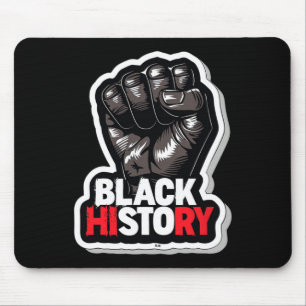 Ik ben Black History Month Afrikaanse trots zwarte Muismat