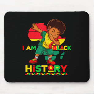 Ik ben Black History Month Afro-Amerikaans voor jo Muismat