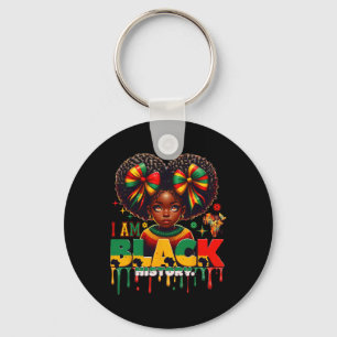 Ik ben Black History Month Afro-Amerikaans voor me Sleutelhanger