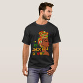 Ik ben Black History Month Afro-Amerikaanse Junete T-shirt (Voorkant volledig)