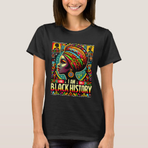 Ik ben Black History Month Afro-Amerikaanse trots T-shirt