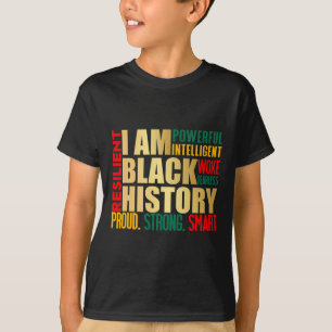 Ik ben Black History Month American African Pride T-shirt