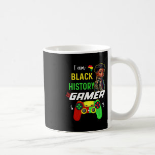 Ik ben Black History Month Gamer Afro-Amerikaanse  Koffiemok