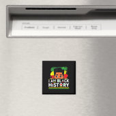 Ik ben Black History Month Kinderen Jongens Afro A Magneet (Insitu (Vaatwasser))