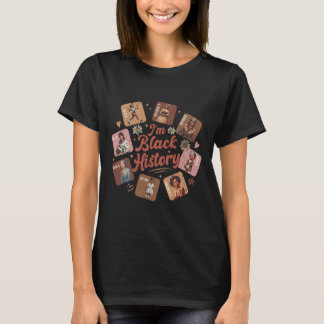 Ik ben Black History Month Zwarte Vrouwen Leider Z T-shirt