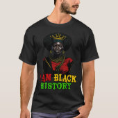 Ik ben Black History Retro  Black History T-shirt (Voorkant)