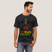 Ik ben Black History Retro  Black History T-shirt (Voorkant volledig)