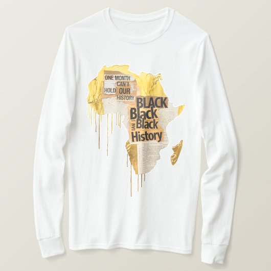 Ik ben Black History T-shirt (Design voorkant)