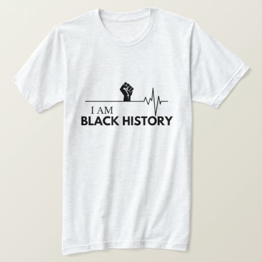 Ik ben Black History T-Shirt (Design voorkant)
