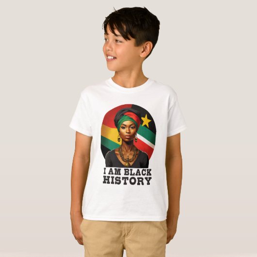 Ik ben Black History T-shirt (Voorkant volledig)