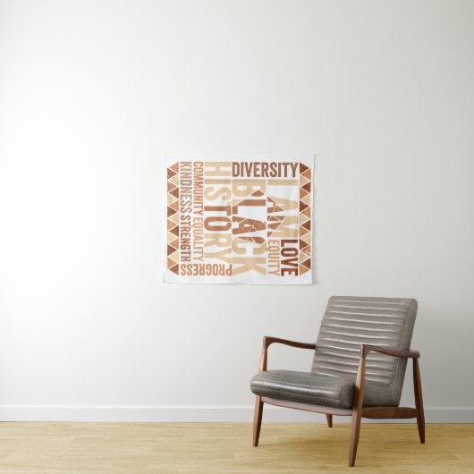 Ik ben Black History Wandkleed (In Situ (horizontaal))