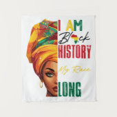 Ik ben Black History Wandkleed (Voorkant)