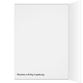 Ik ben Black Woman Afstuderen Kaart (Binnen (Links))