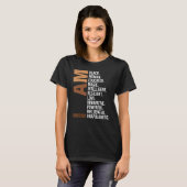 Ik ben Black Woman Black History Month Unapologeti T-shirt (Voorkant volledig)