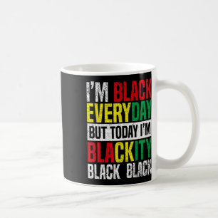 Ik ben Blackity Black African American Mannen Koffiemok