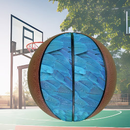 Ik ben blauw - Macaw veren Basketbal