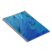 Ik ben blauw - Macaw veren Notitieboek (Rechterzijde)