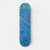 Ik ben blauw - Macaw veren Persoonlijk Skateboard (Voorkant)