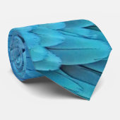 Ik ben blauw - Macaw veren Stropdas (Opgerold)