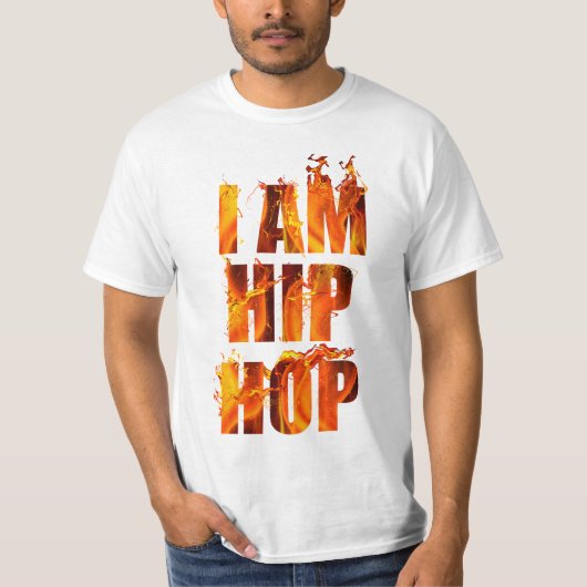 Ik ben Blazing Hip Hop T-shirt (Voorkant)