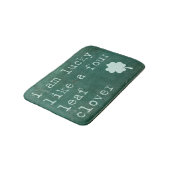 Ik ben blij als een vier lef-klaver badmat (Gekanteld)