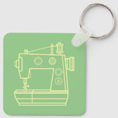 Ik ben blij als ik naai sleutelhanger (Achterkant)