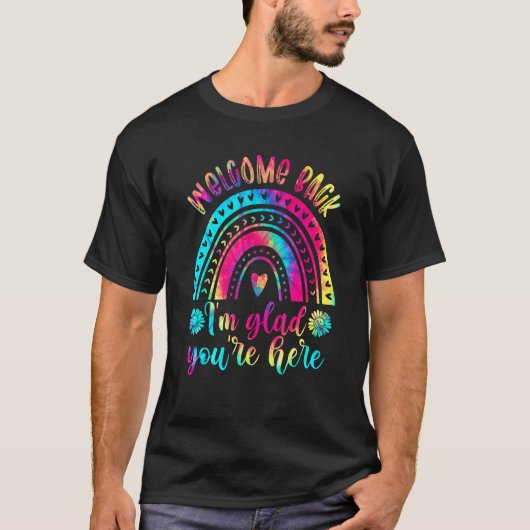 Ik ben blij dat ik de eerste dag terug ben naar sc t-shirt (Voorkant)