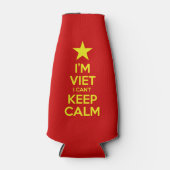 Ik ben blij dat ik geen kalm kan houden. flesjeskoeler (Voorkant)