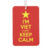 Ik ben blij dat ik geen kalm kan houden. luchtverfrisser (Achterkant)