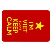 Ik ben blij dat ik geen kalm kan houden. magneet (Horizontaal)