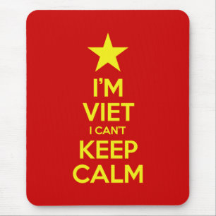 Ik ben blij dat ik geen kalm kan houden. muismat