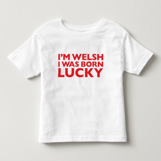 Ik ben blij dat ik werd geboren Lucky kinder T-Shi Shirts (Voorkant)