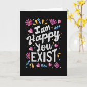 Ik ben blij dat je bestaat kaart (Gele Bloem)