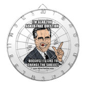 IK BEN BLIJ DAT JE DIE VRAAG HEBT GESTELD DARTBORD (Voorkant)