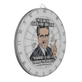 IK BEN BLIJ DAT JE DIE VRAAG HEBT GESTELD DARTBORD (Voorkant Links)