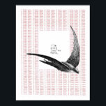 ik ben blij dat je hier bent poster<br><div class="desc">Ik hou van je. En ik ben blij dat je hier bent. Het is waar. Vertel dit aan de mensen van wie je houdt. Ze zullen blij zijn dat je het hebt gedaan en ook jij. Omdat het niet genoeg kan worden gezegd.</div>