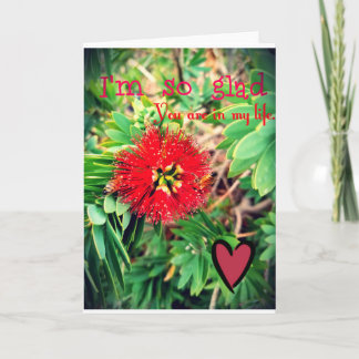 Ik ben blij dat je in mijn leven bent kaart