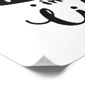 Ik ben blij dat je in mijn leven bent poster (Hoek)