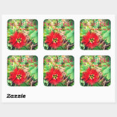 Ik ben blij dat je in mijn leven bent vierkante sticker (Vel)