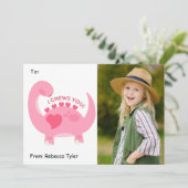 Ik ben blij dat je klaslokaal foto-Valentijnsdag m Feestdagenkaart (Staand voorkant)