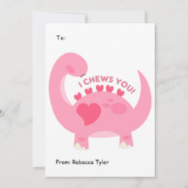 Ik ben blij dat je klaslokaal roze Valentijnsdag b Feestdagenkaart