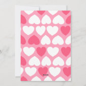 Ik ben blij dat je klaslokaal roze Valentijnsdag b Feestdagenkaart (Achterkant)