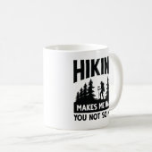 Ik ben blij dat je niet zo veel hebt. koffiemok (Voorkant rechts)