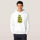 Ik ben blij dat je nog leeft hoodie (Voorkant volledig)