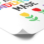 Ik ben blij en geweldig gemaakt Kinder Christelijk Poster (Hoek)