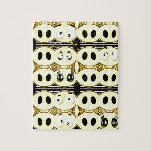 Ik ben blij. legpuzzel